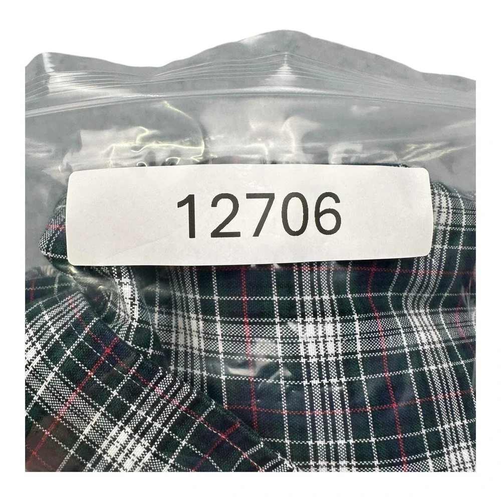 Polo Ralph Lauren Shirt Men XL Green White Black Red Tartan Plaid Classic Preppy